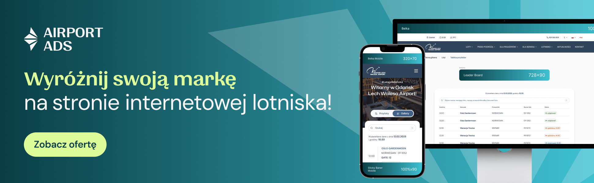 Autopromocja airportgdansk - desktop