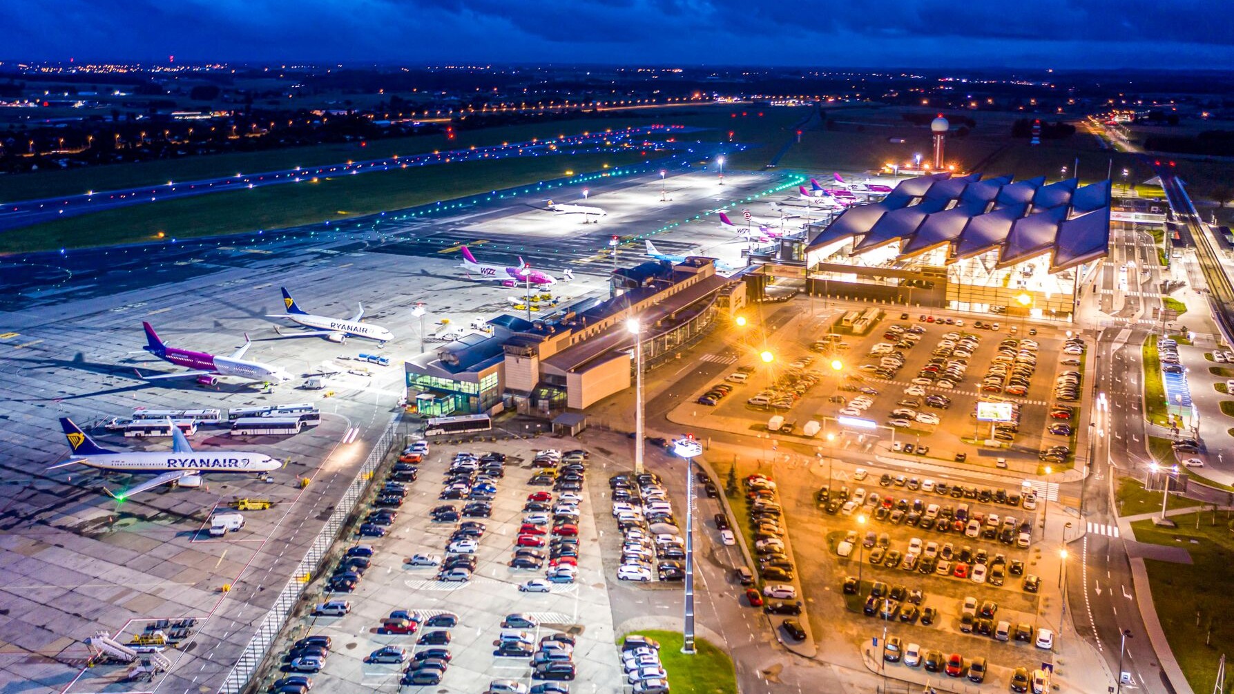 Der Flughafen Danzig im Jahr 2020