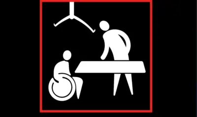 Changing places facilities at Gdansk Airport 