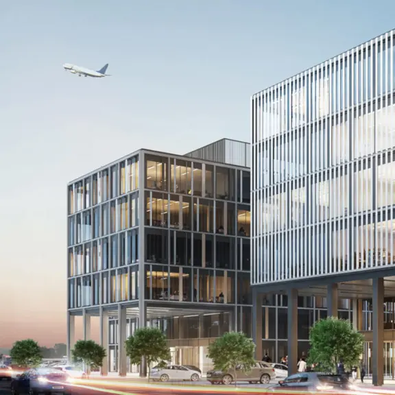 Modern office and service complex